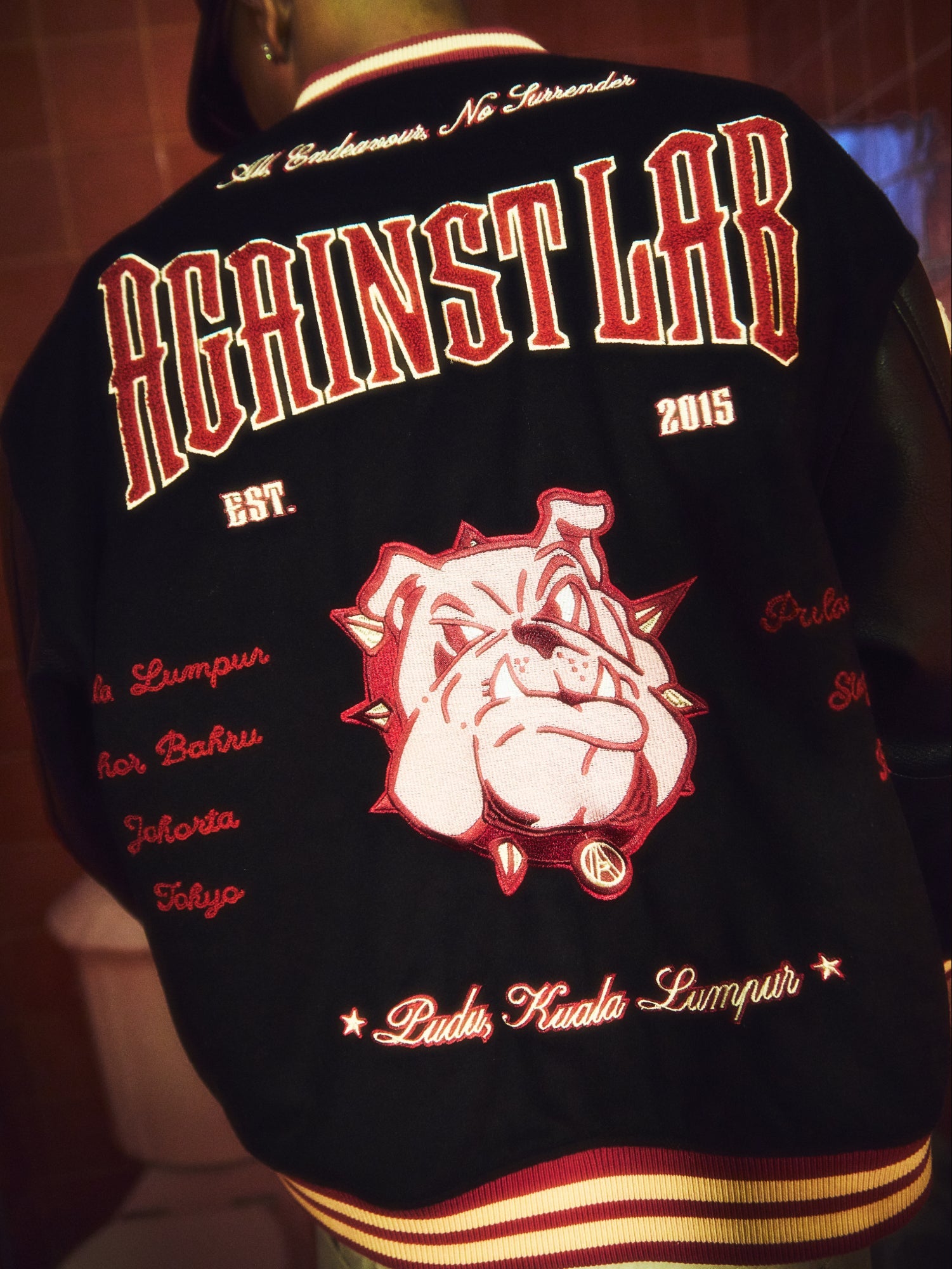BIG BULLY VARSITY JACKET - BEV C multi label store