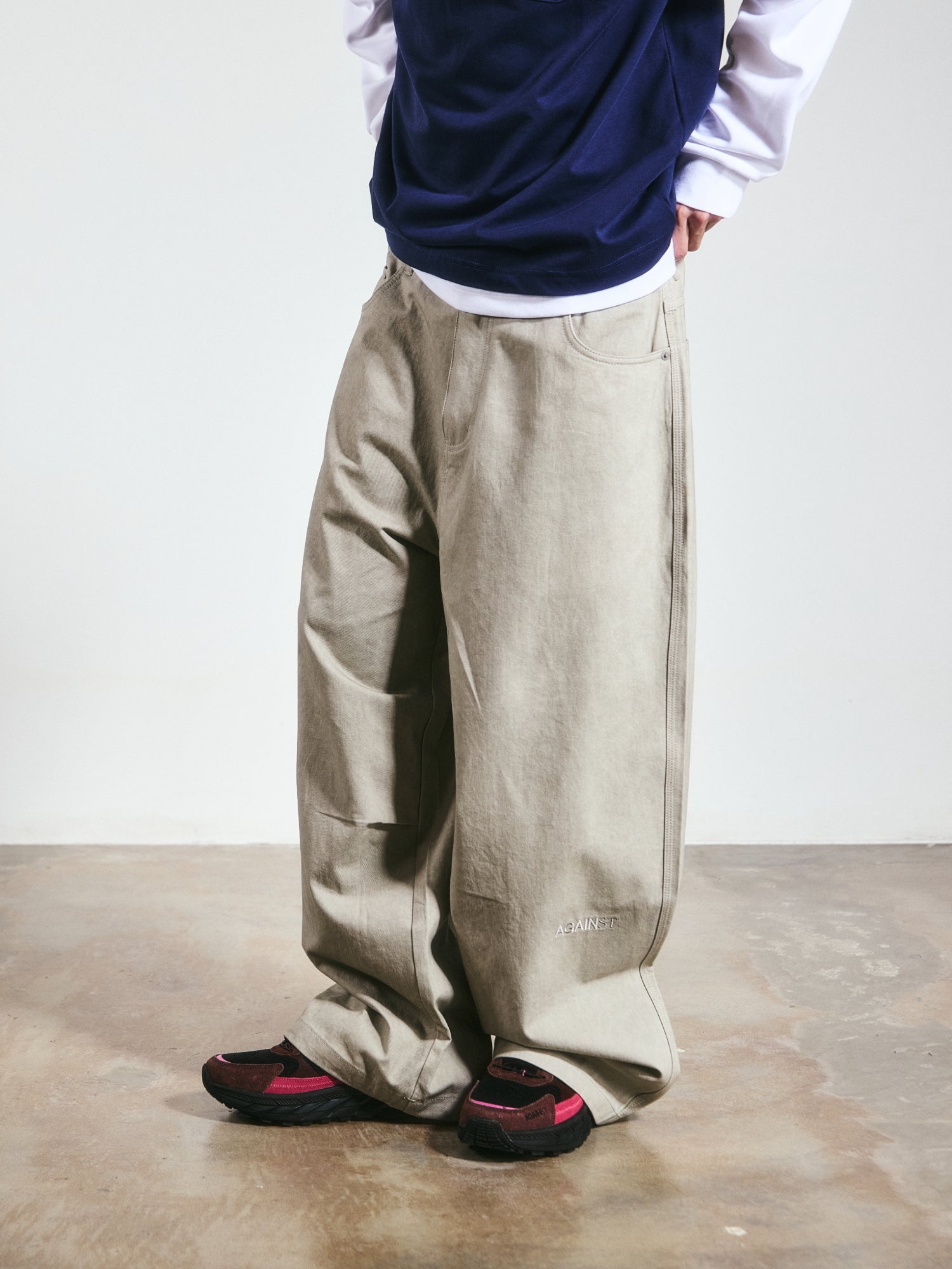 DIRTY PERFECT PANTS WASHED GREY - BEV C multi label store