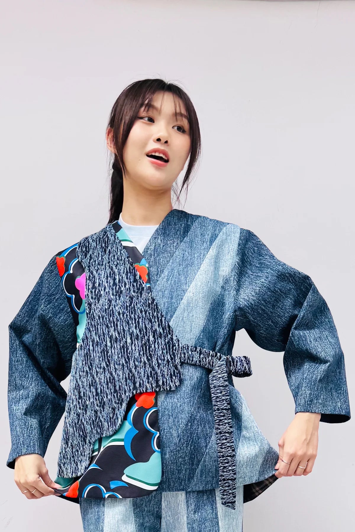 S20 JK01 || I'M NOT SHY OVERSIZED JACKET - BEV C multi label store