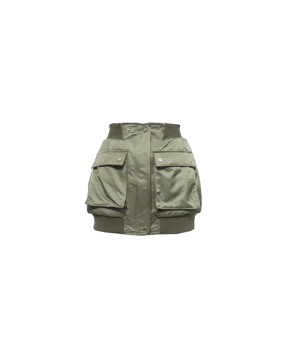 ZERO GRAVITY BOMBER MINI SKIRT - BEV C multi label store