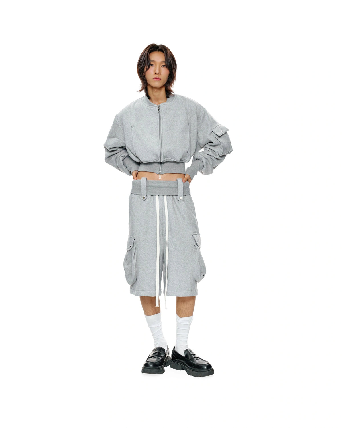TRACK SHORTS BLACK - BEV C multi label store
