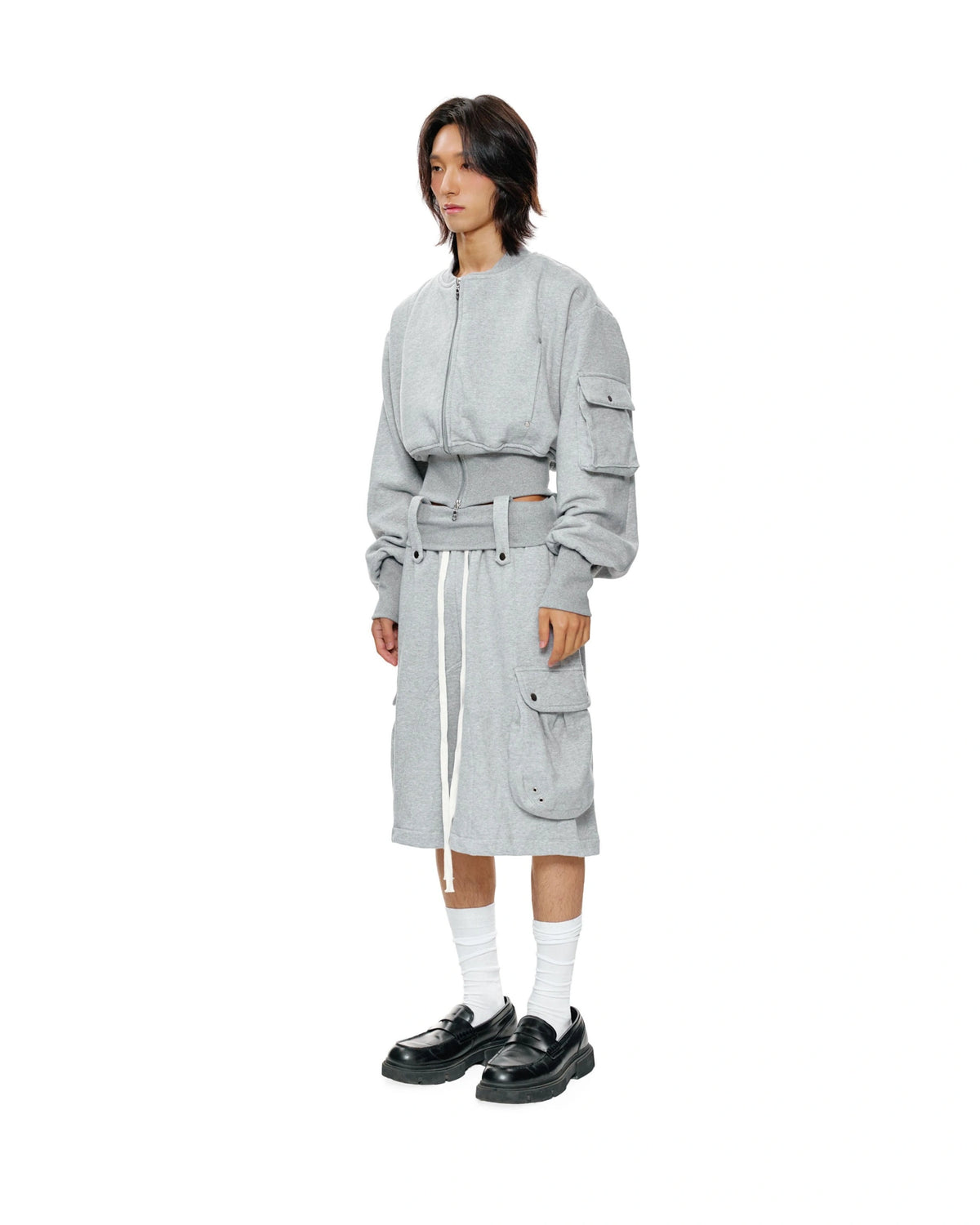 TRACK SHORTS BLACK - BEV C multi label store