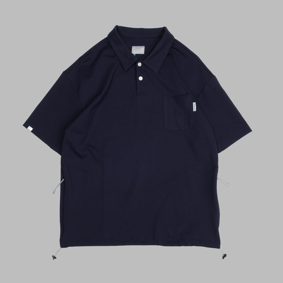 3P Polo Tee / Rayon - Navy - BEV C multi label store