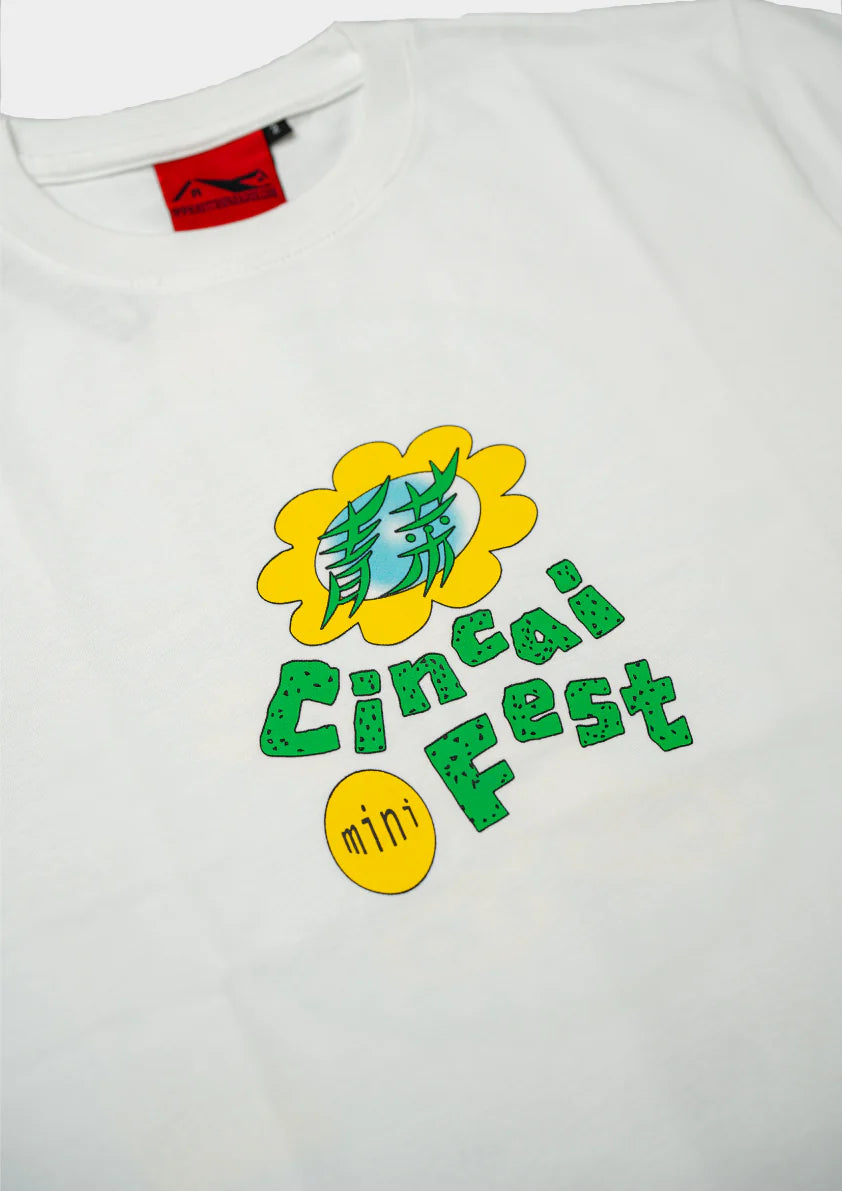 CINCAI LOGO TEE IN WHITE - BEV C multi label store
