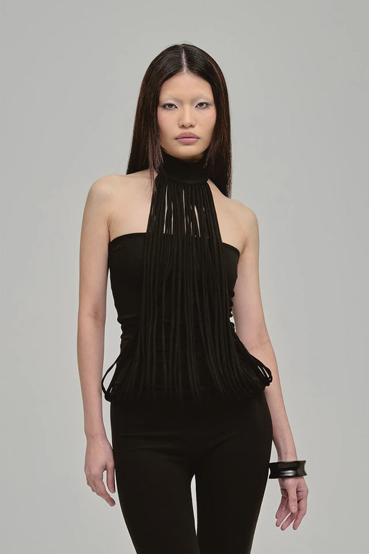 MIEN TOP BLACK - BEV C multi label store