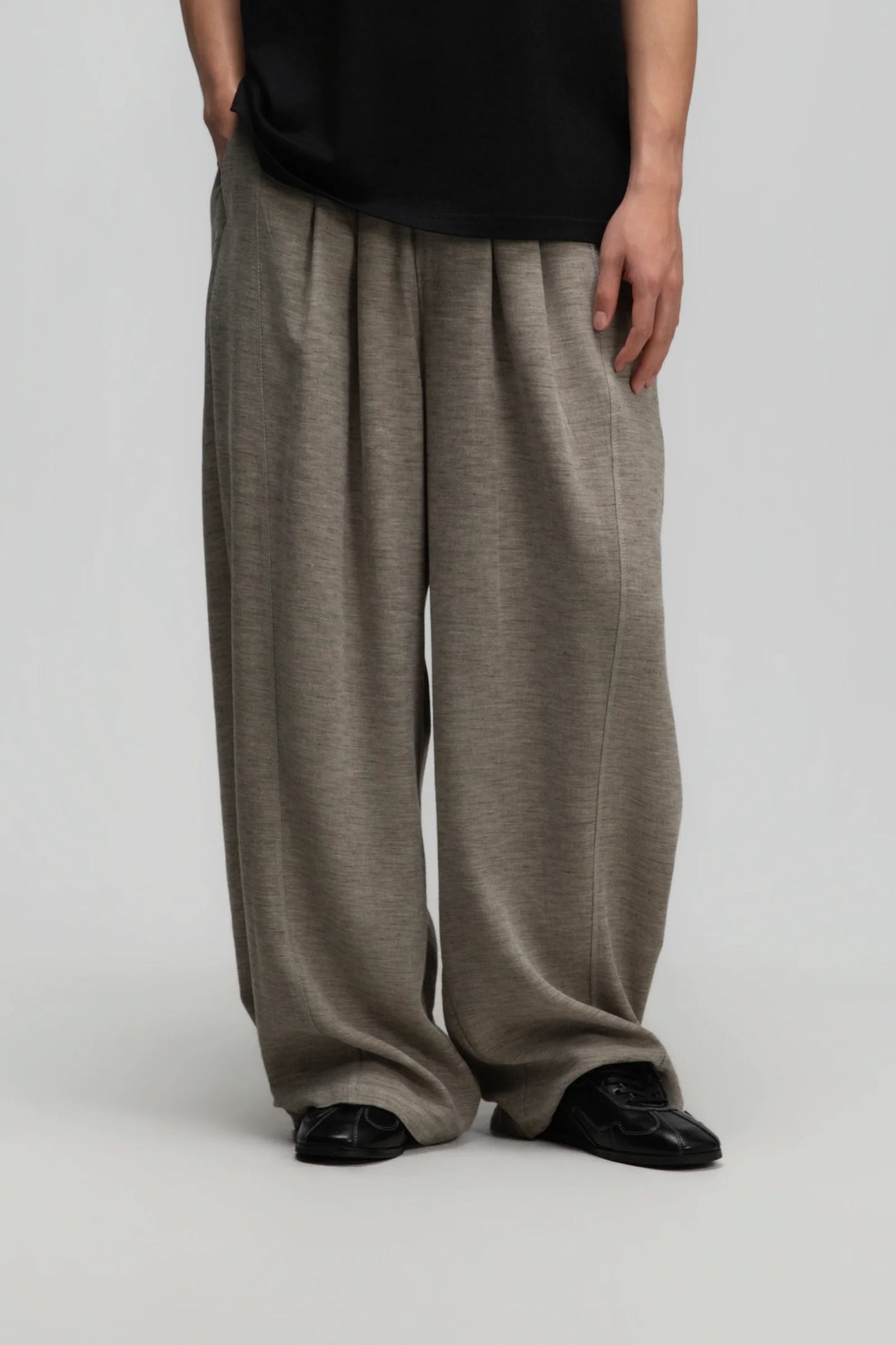 Gender Neutral Convertible Wear Long Pants 2.0 (Dark Oat)