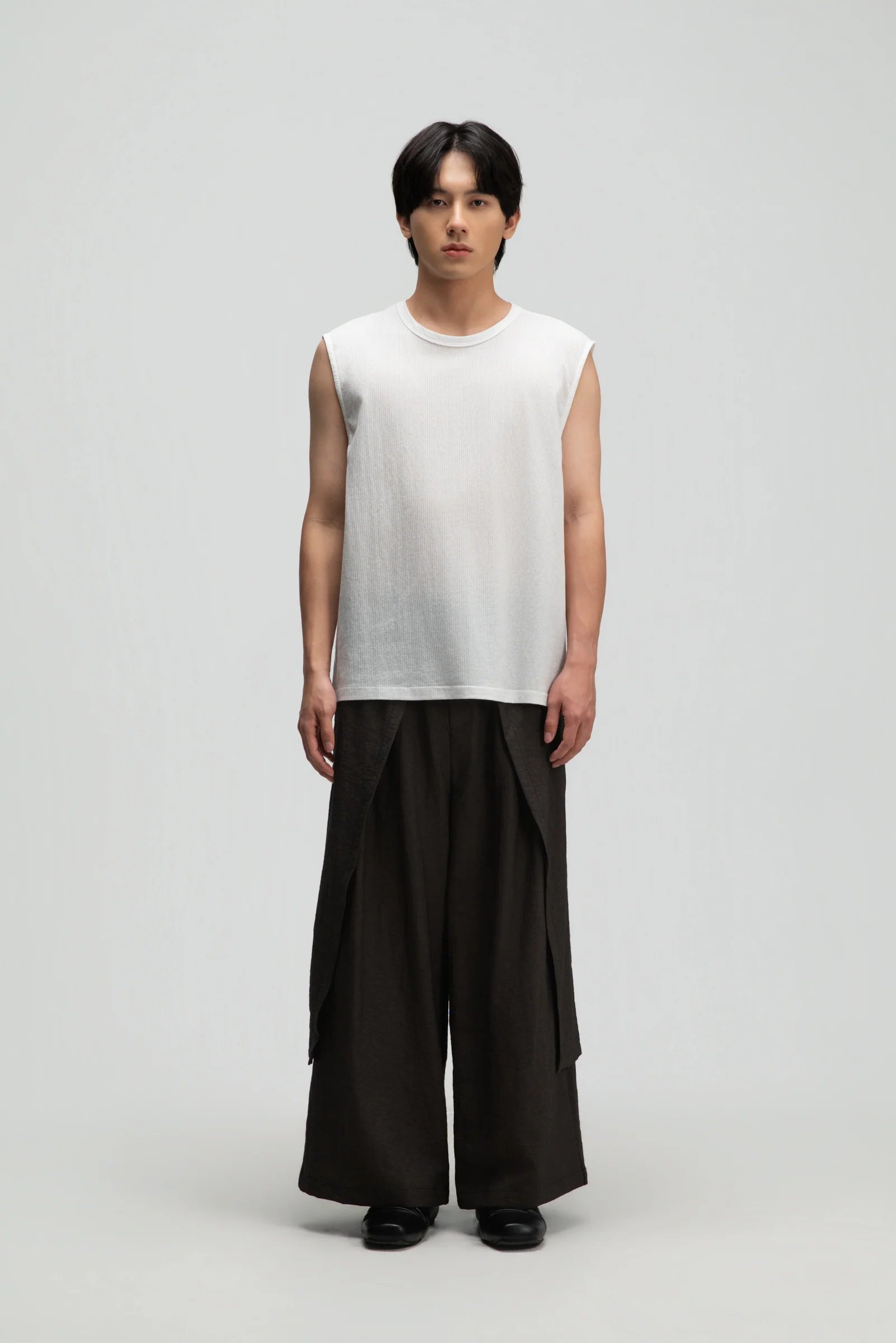 Gender Neutral Panel Cover Long Pants (Dark Grey) - BEV C multi label store
