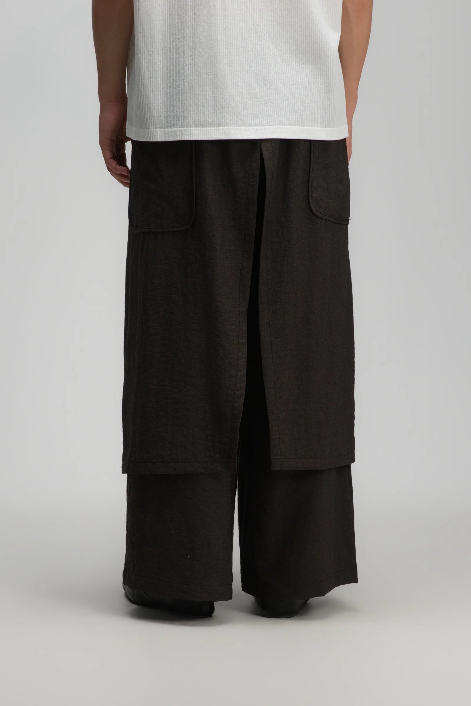 Gender Neutral Panel Cover Long Pants (Dark Grey) - BEV C multi label store