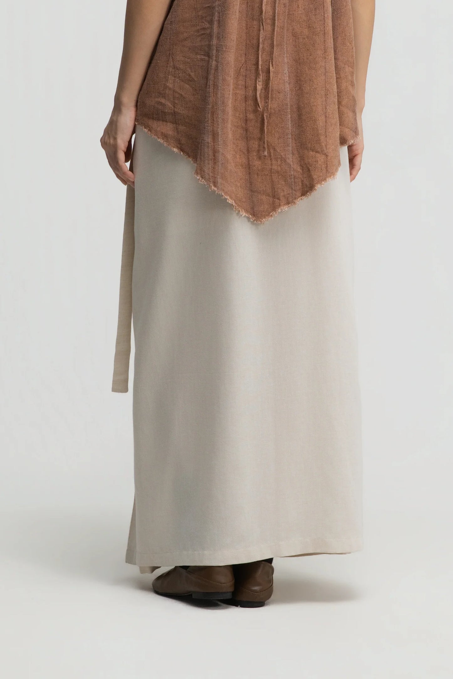 Dual Wear Wrap Skirt 2.0 (Off White) - BEV C multi label store