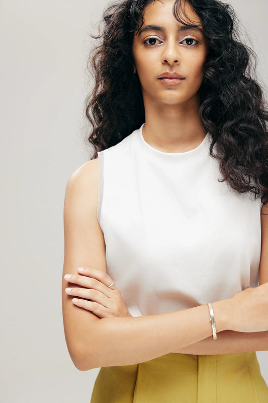 KUMO MUSCLE TANK IN WHITE - BEV C multi label store