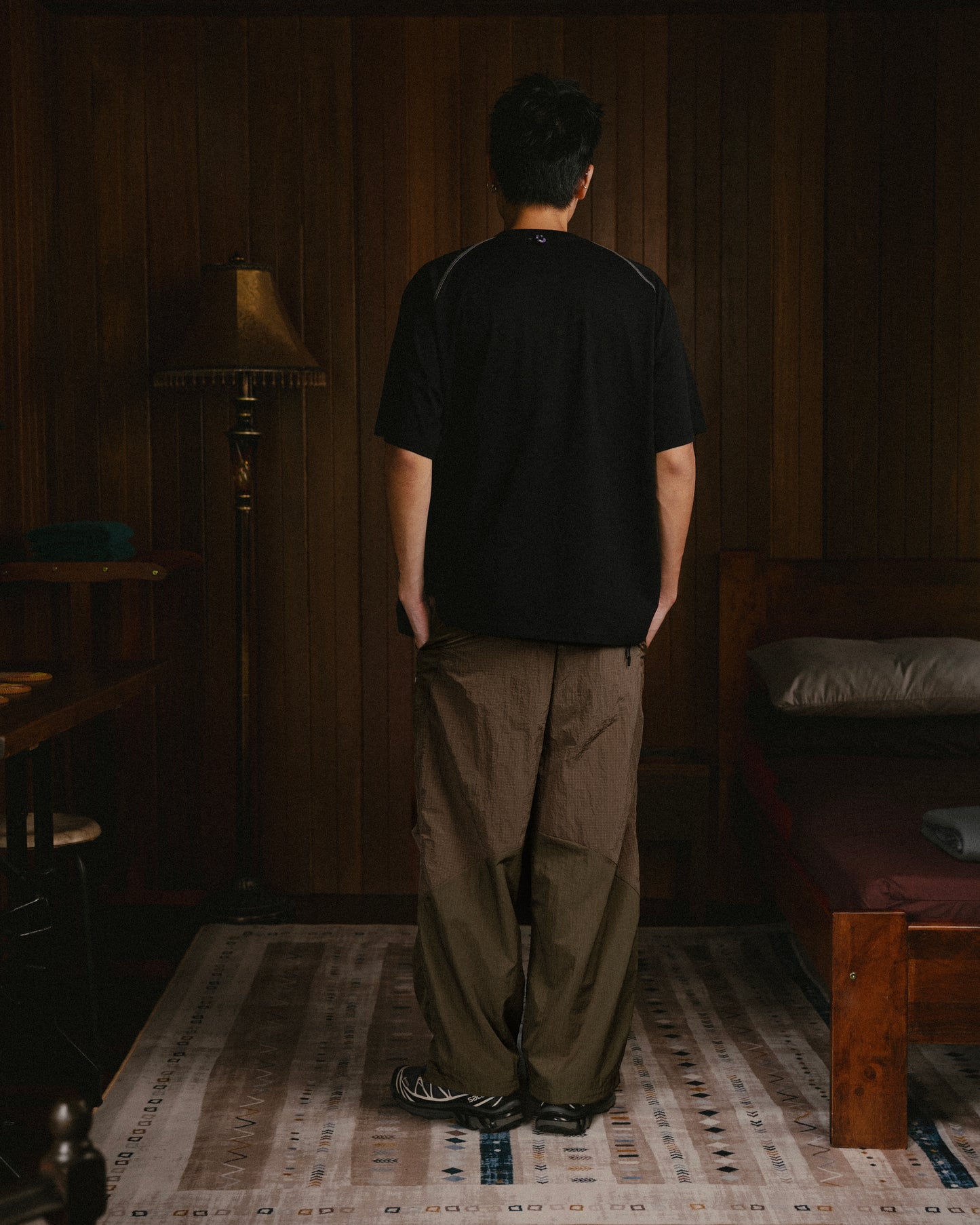 Sorona Pocket Tee - Black/White Line - BEV C multi label store