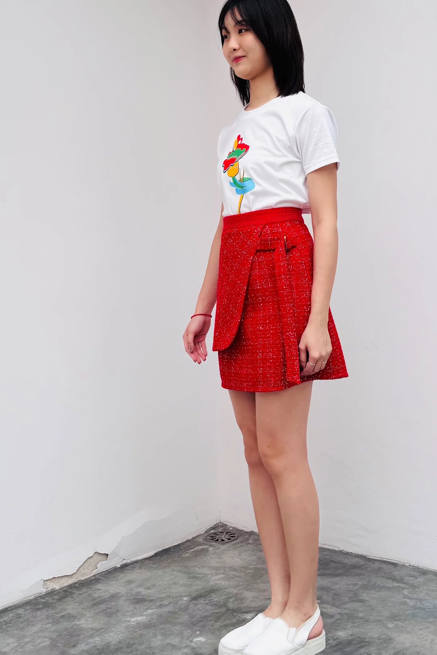 LUNAR 2025 SK02B || KHOO SKIRT - BEV C multi label store