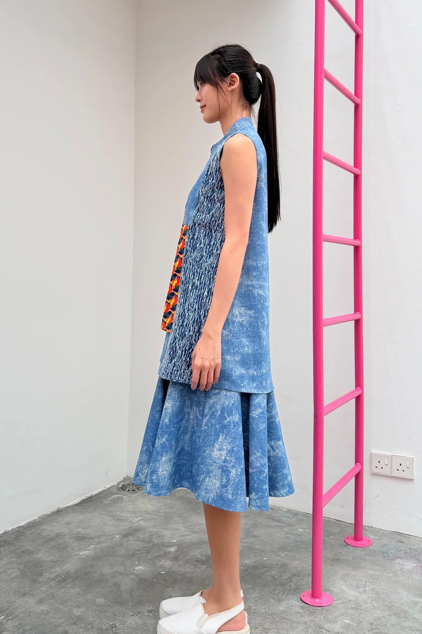 LUNAR 2026 DD02 || CLEMENTINE MIDI DRESS - BEV C multi label store