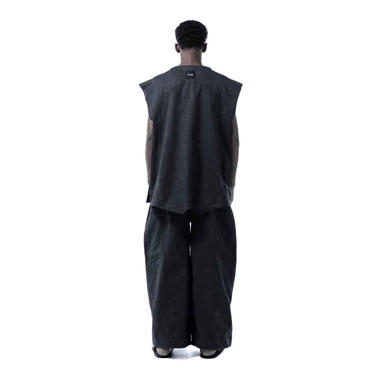 M-EX VEST - BLACK - BEV C multi label store