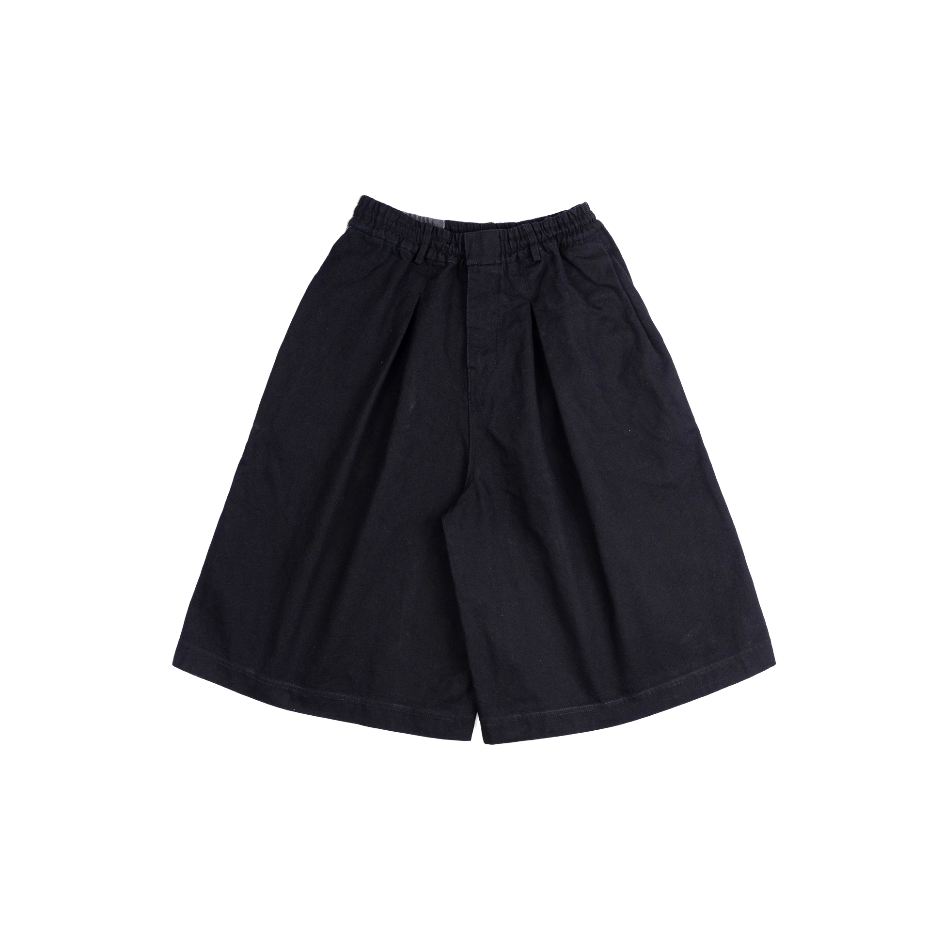 ASYMMETRICAL JORTS - BLACK - BEV C multi label store
