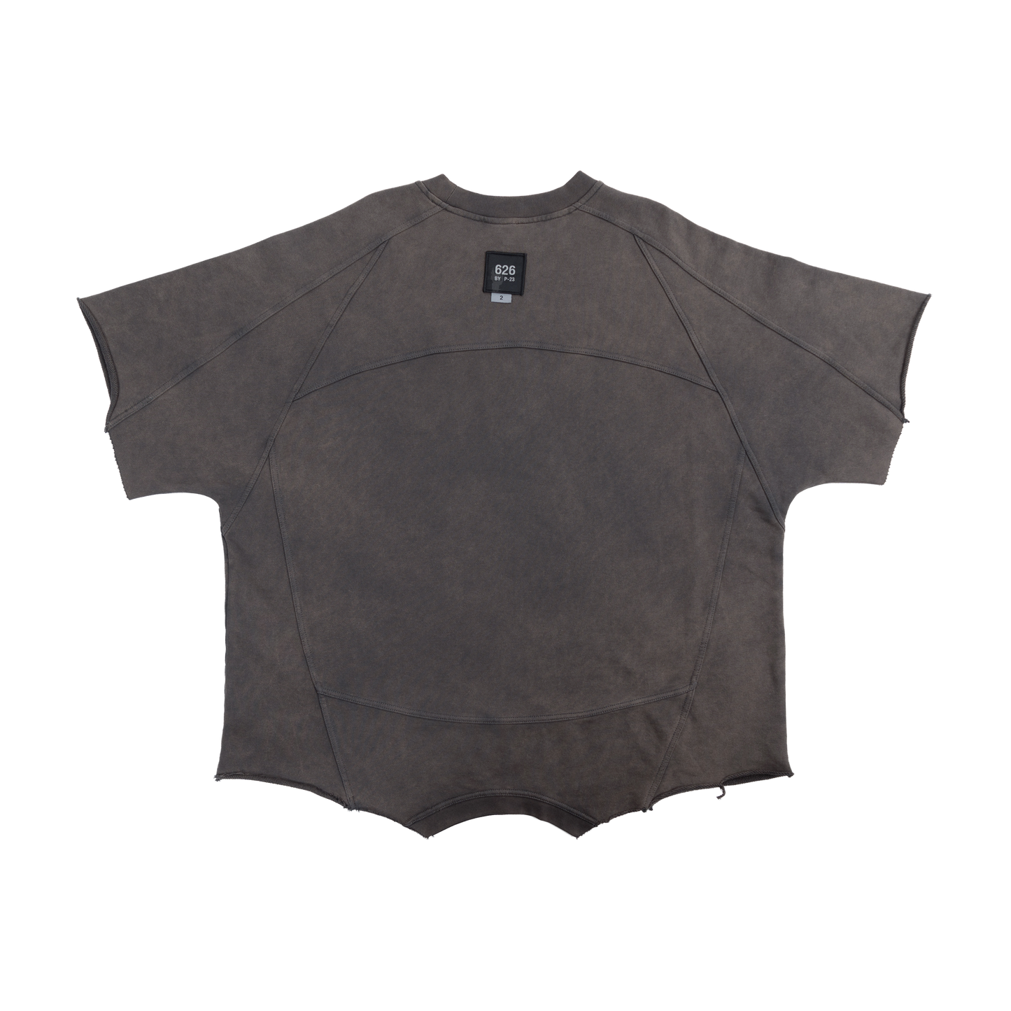 626 BAT PANEL T-SHIRT - GREY - BEV C multi label store