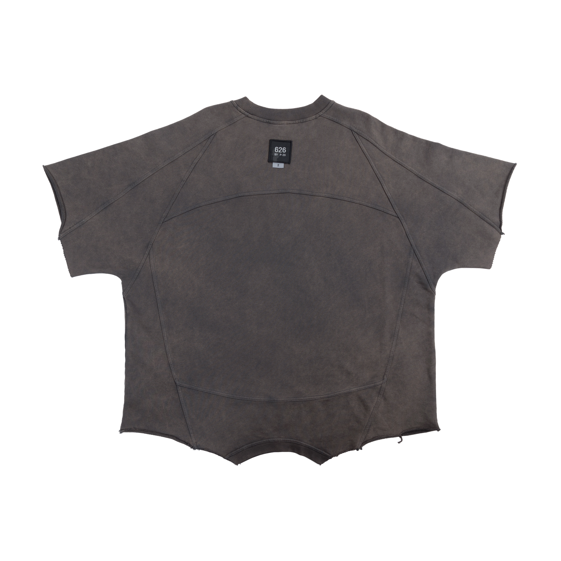 626 BAT PANEL T-SHIRT - GREY - BEV C multi label store