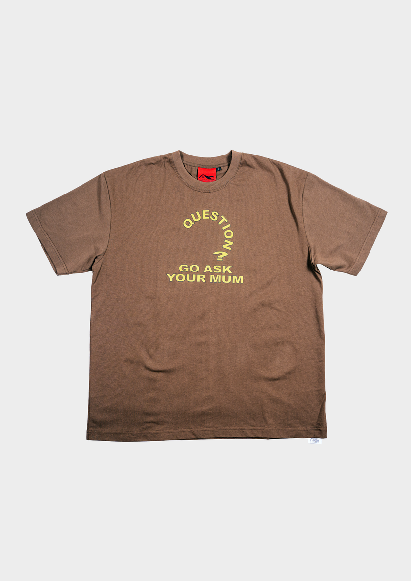 Question Mum Tee Brown - BEV C multi label store