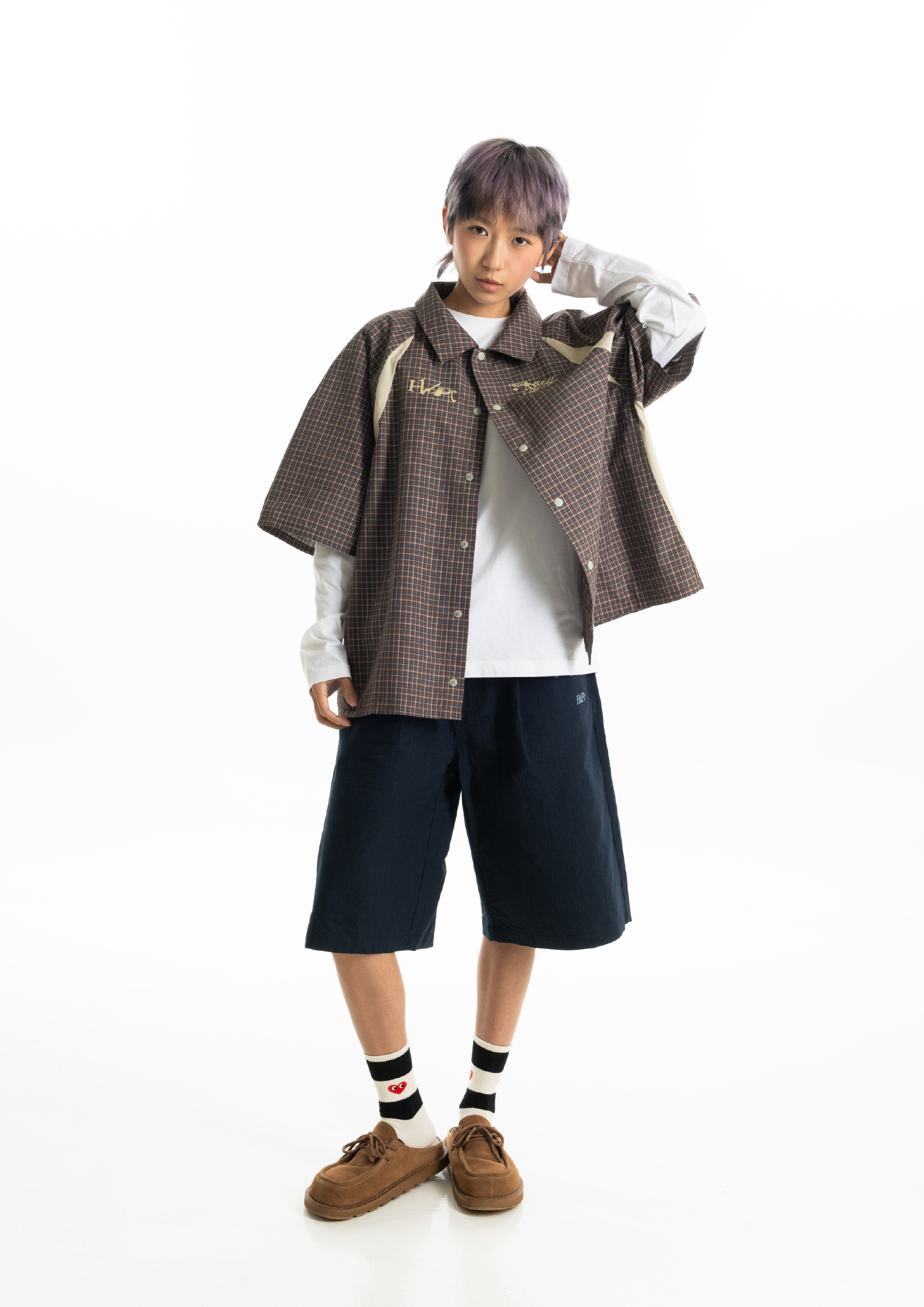 Friends Only Checkered Shirt - BEV C multi label store