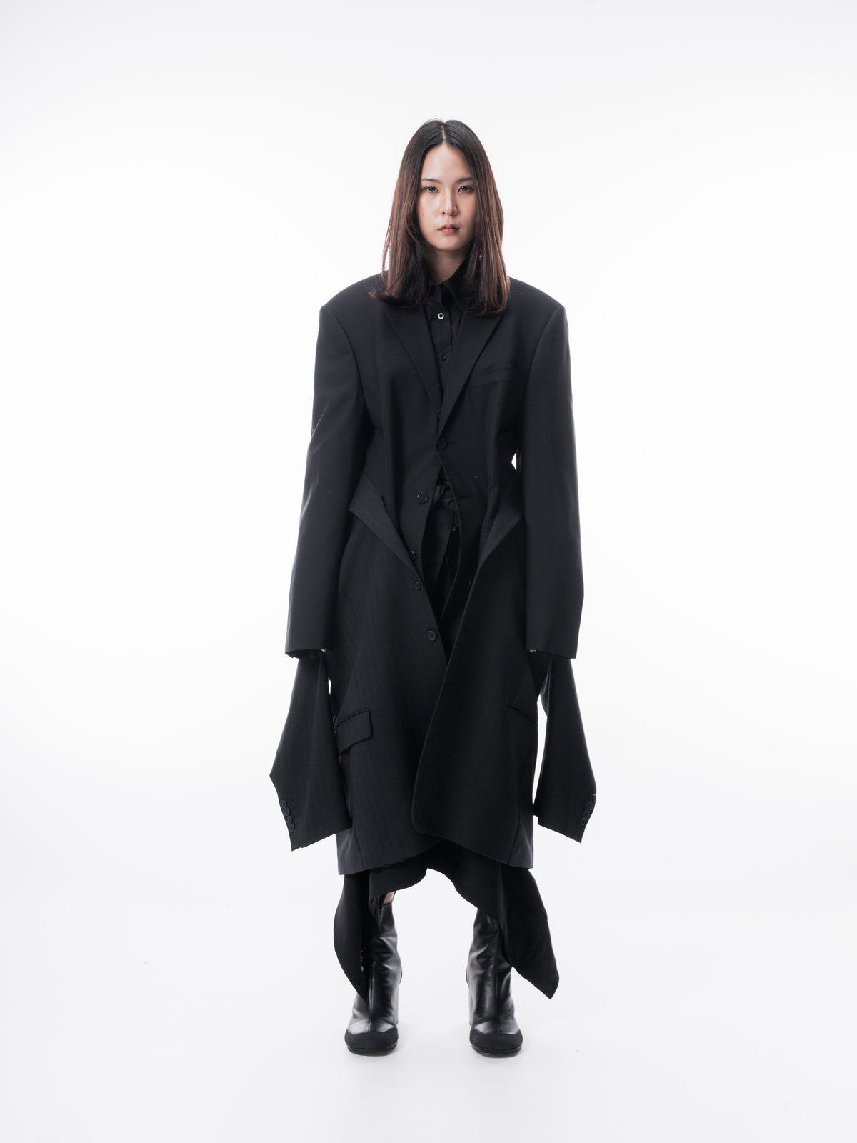 DOUBLE BLAZER COAT - BEV C multi label store