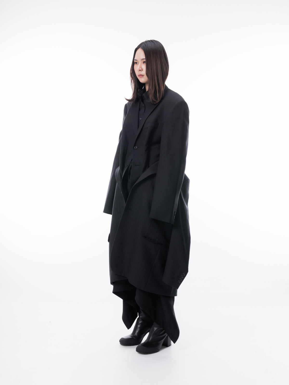 DOUBLE BLAZER COAT - BEV C multi label store