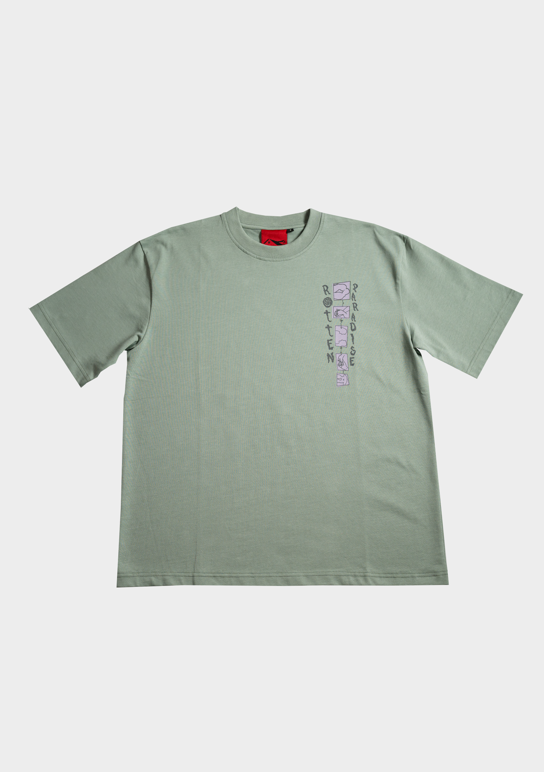 Sunny Beach Tee Green - BEV C multi label store