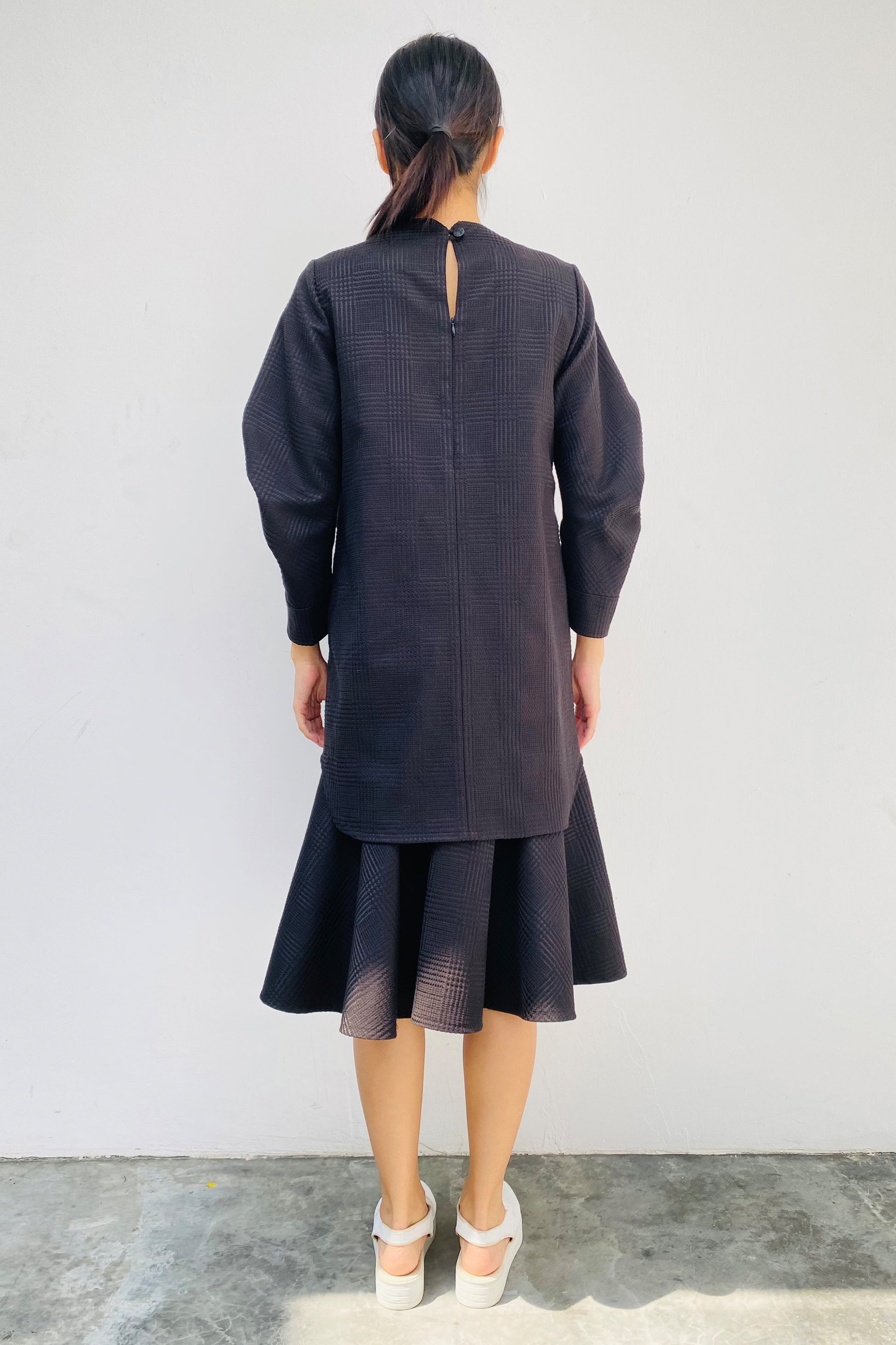 S18 DD09 || NO-NO MIDI DRESS - BEV C multi label store