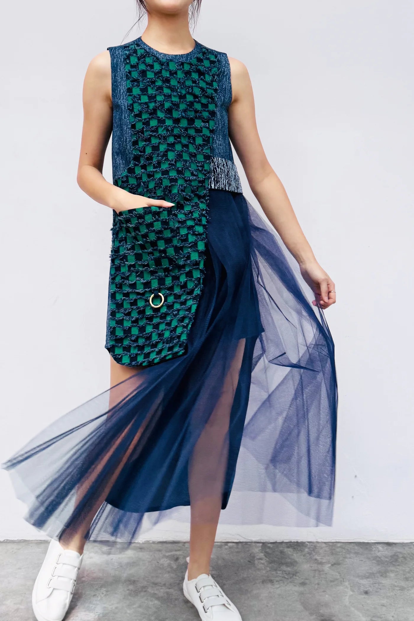 S20 DD06B || WINK MAXI DRESS - BEV C multi label store