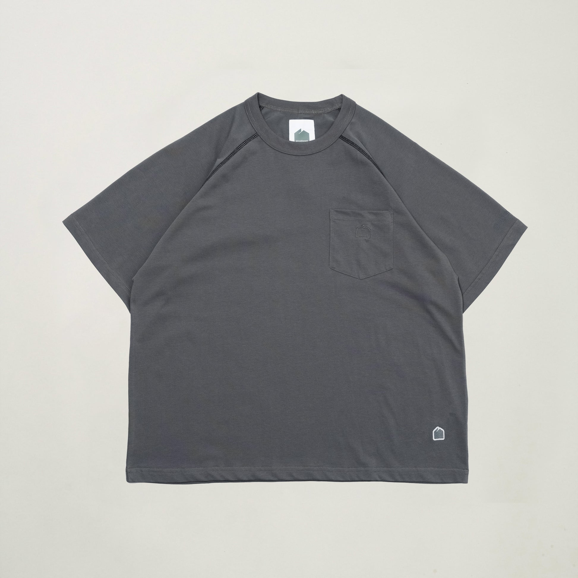 Sorona Pocket Tee - Grey - BEV C multi label store