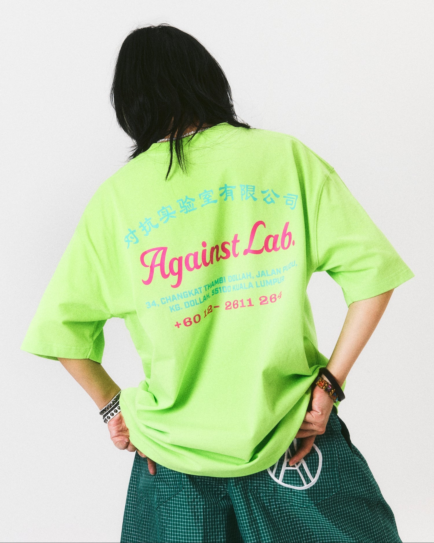 STAFF PKT. TEE LIME GREEN - BEV C multi label store