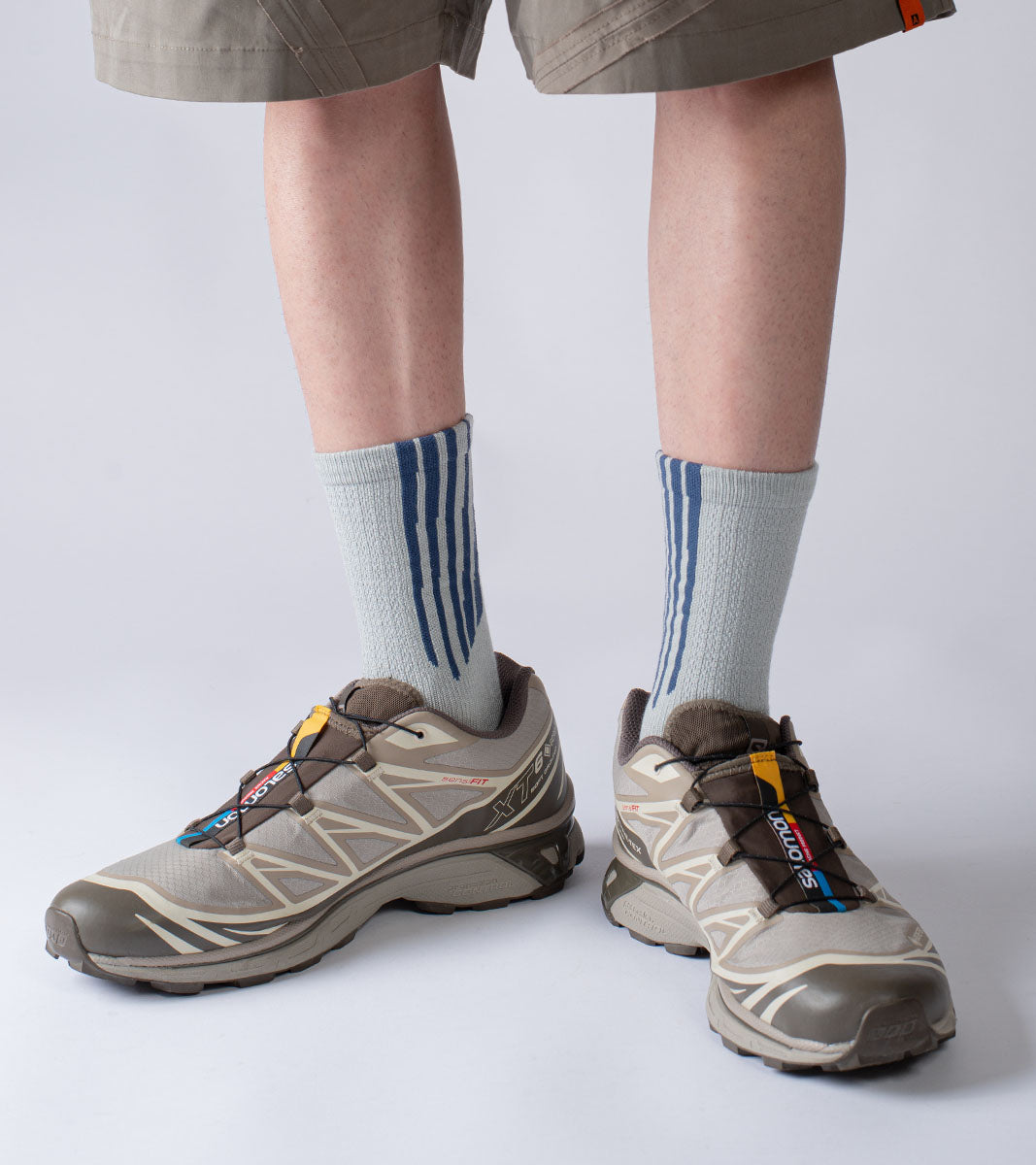 TENCEL™ Midcalf Socks - Grey - BEV C multi label store