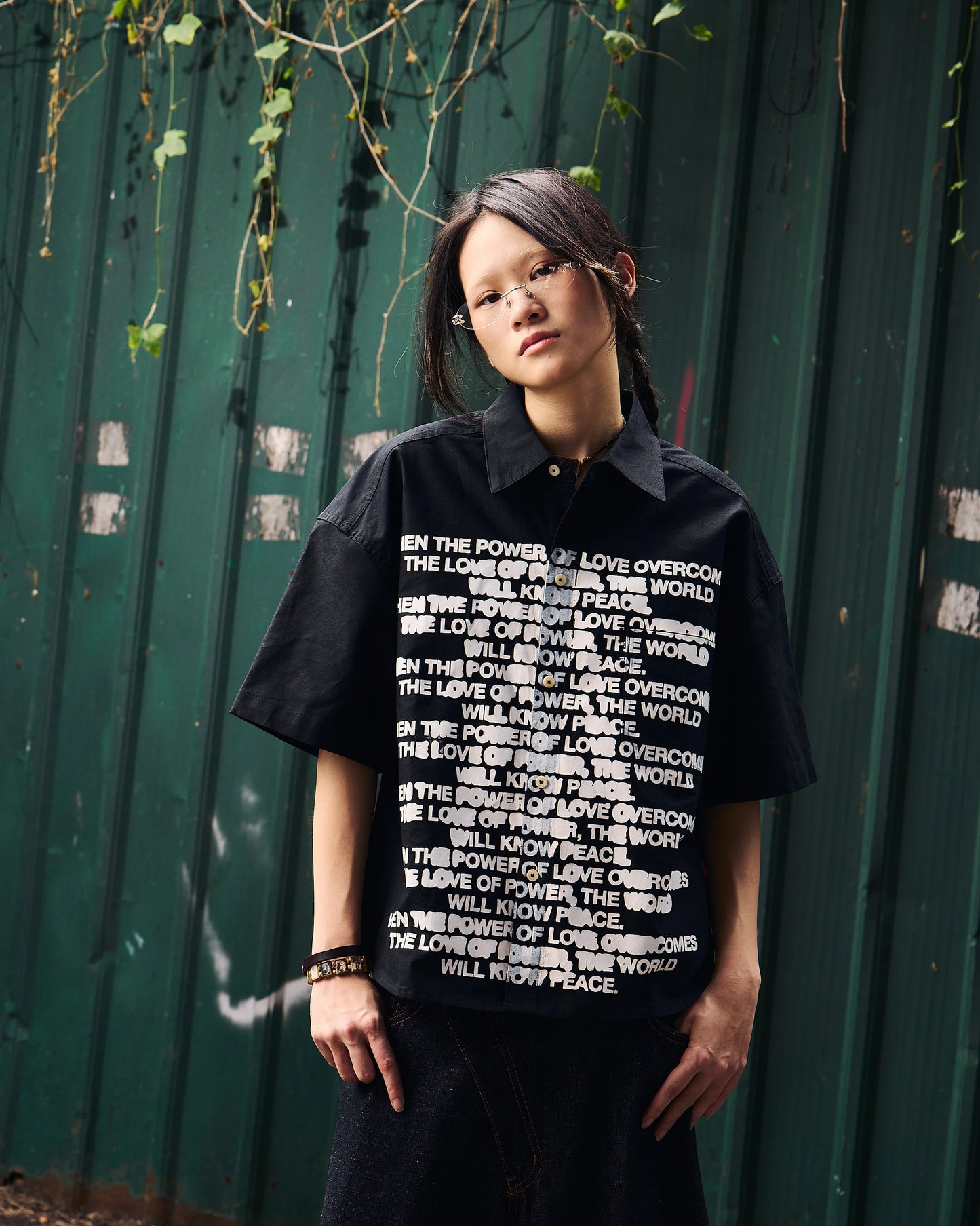 QUOTE CHAPO SHIRT BLACK