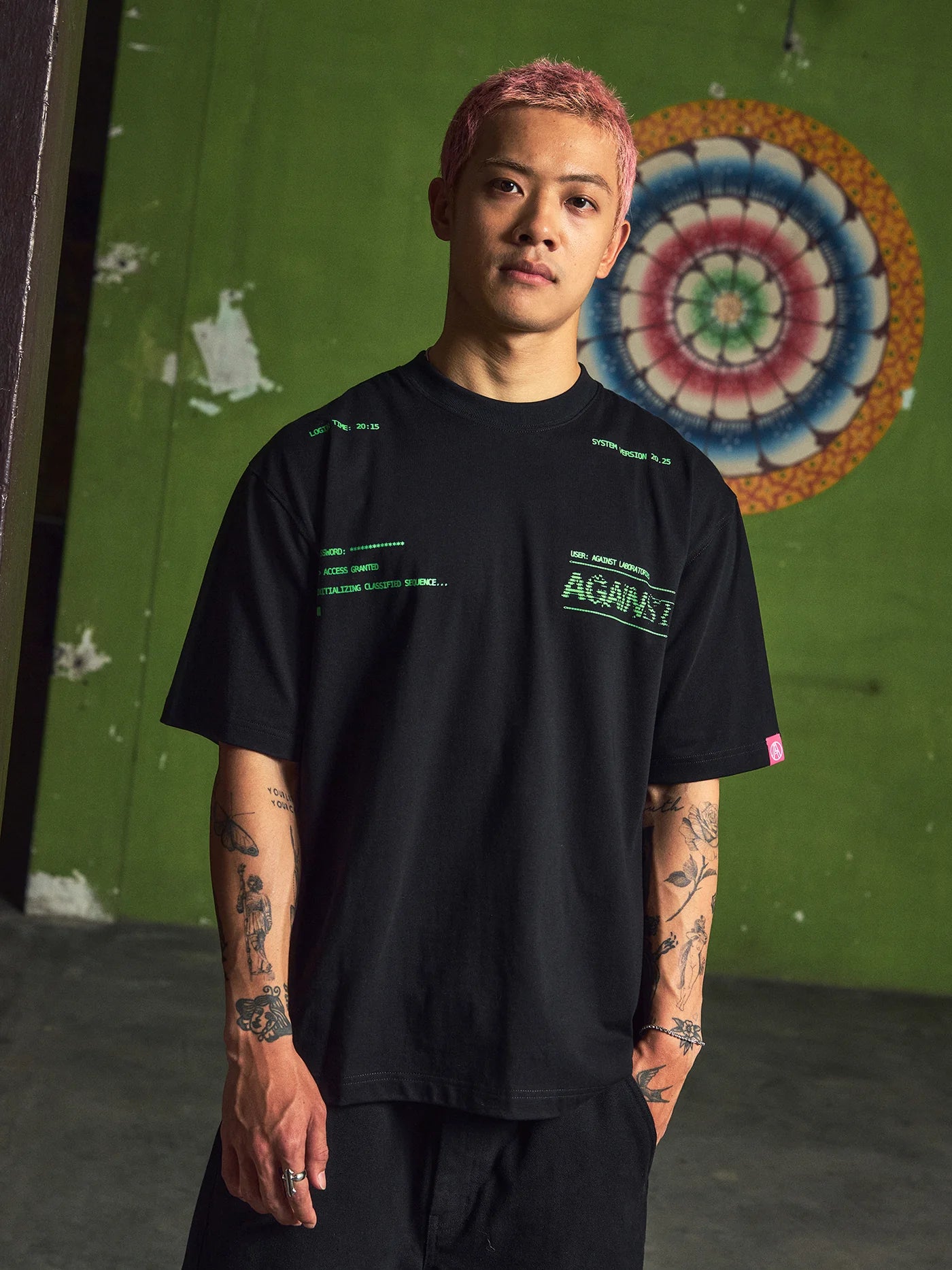 ASCII TEE - BEV C multi label store