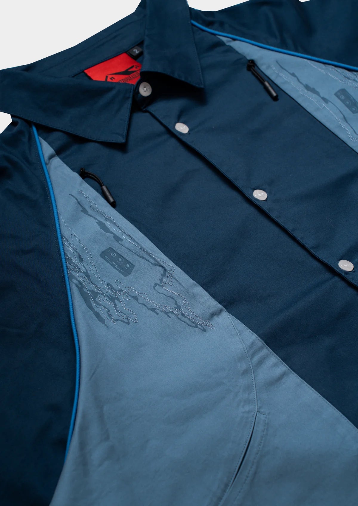 SPEAKER L/S SHIRT IN BLUE - BEV C multi label store