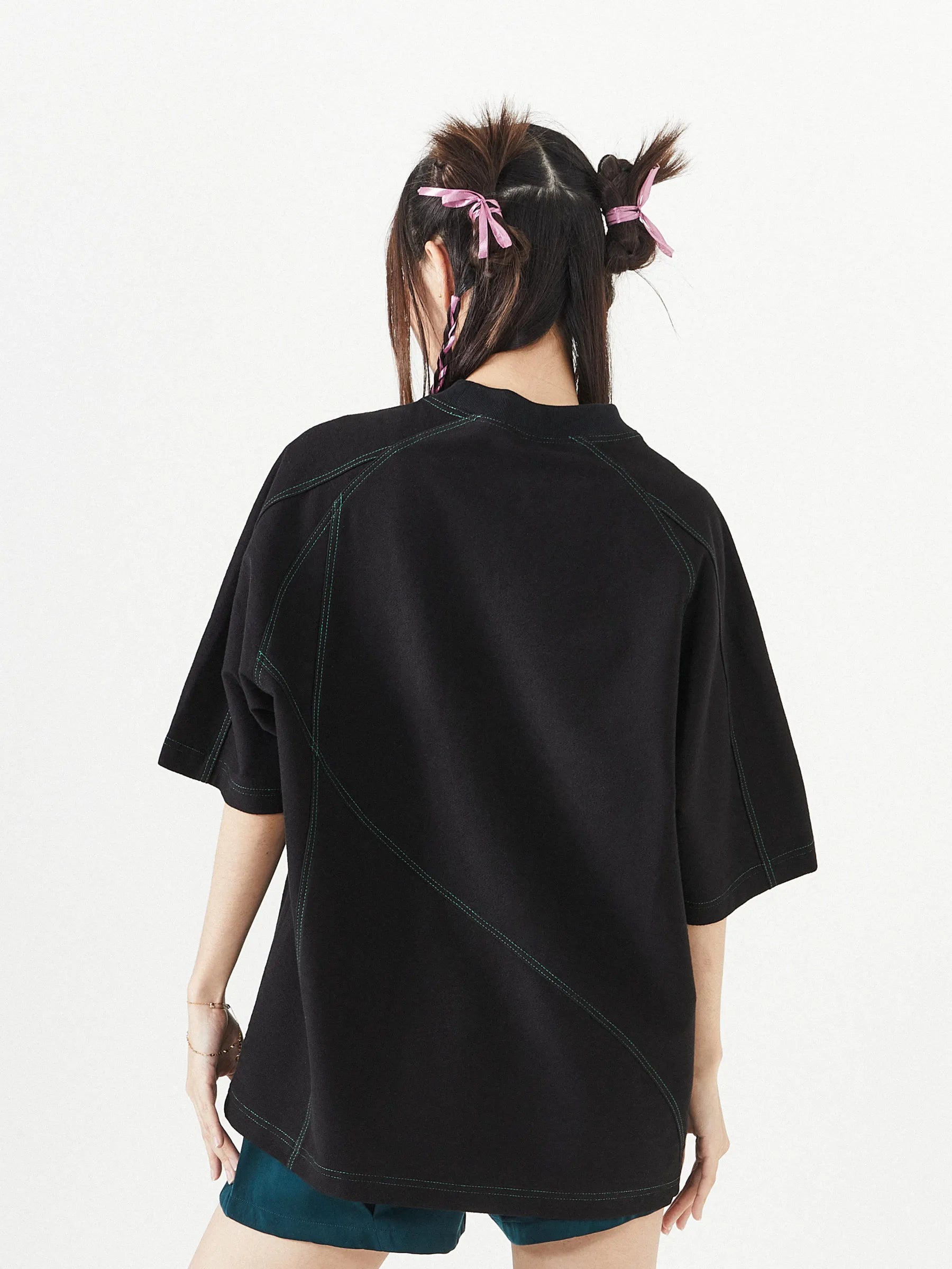 INSIDE OUT CHIC CUT TEE - BEV C multi label store