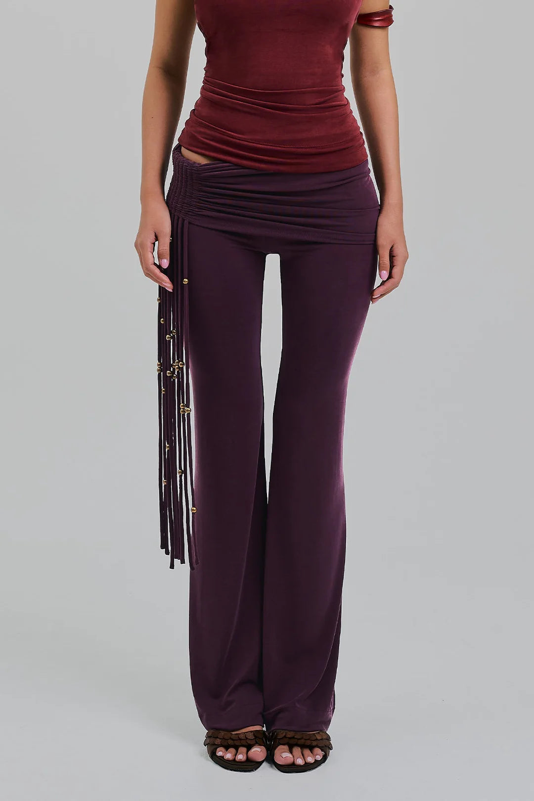 WHIP PANTS WINE - BEV C multi label store