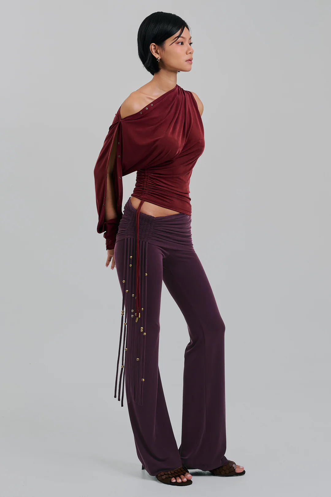 WHIP PANTS WINE - BEV C multi label store