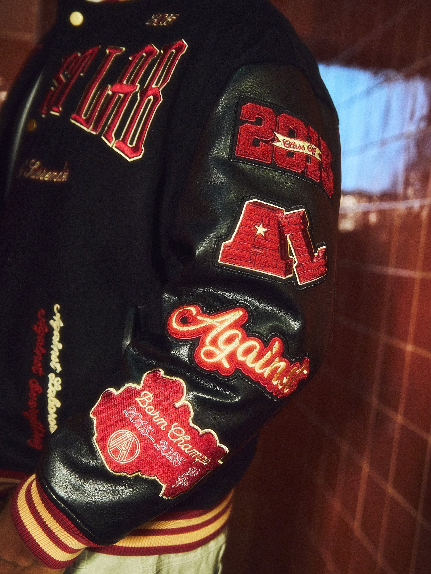BIG BULLY VARSITY JACKET - BEV C multi label store