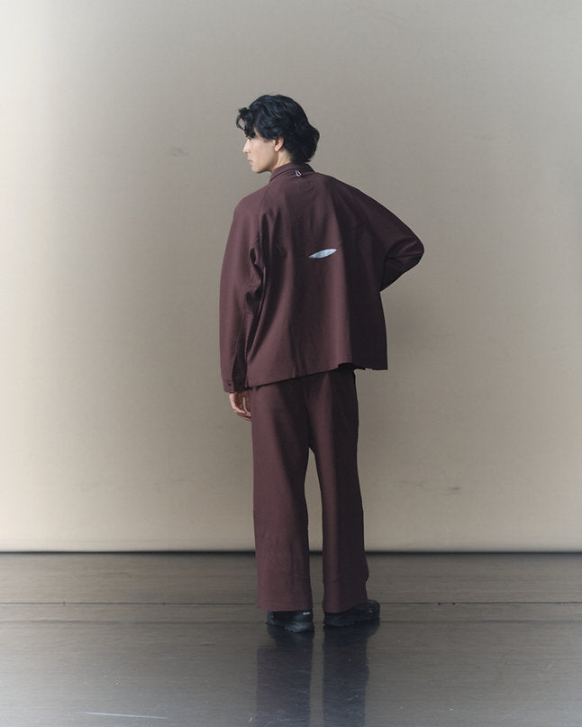 WANDERER GRID PANTS DARK BROWN - BEV C multi label store