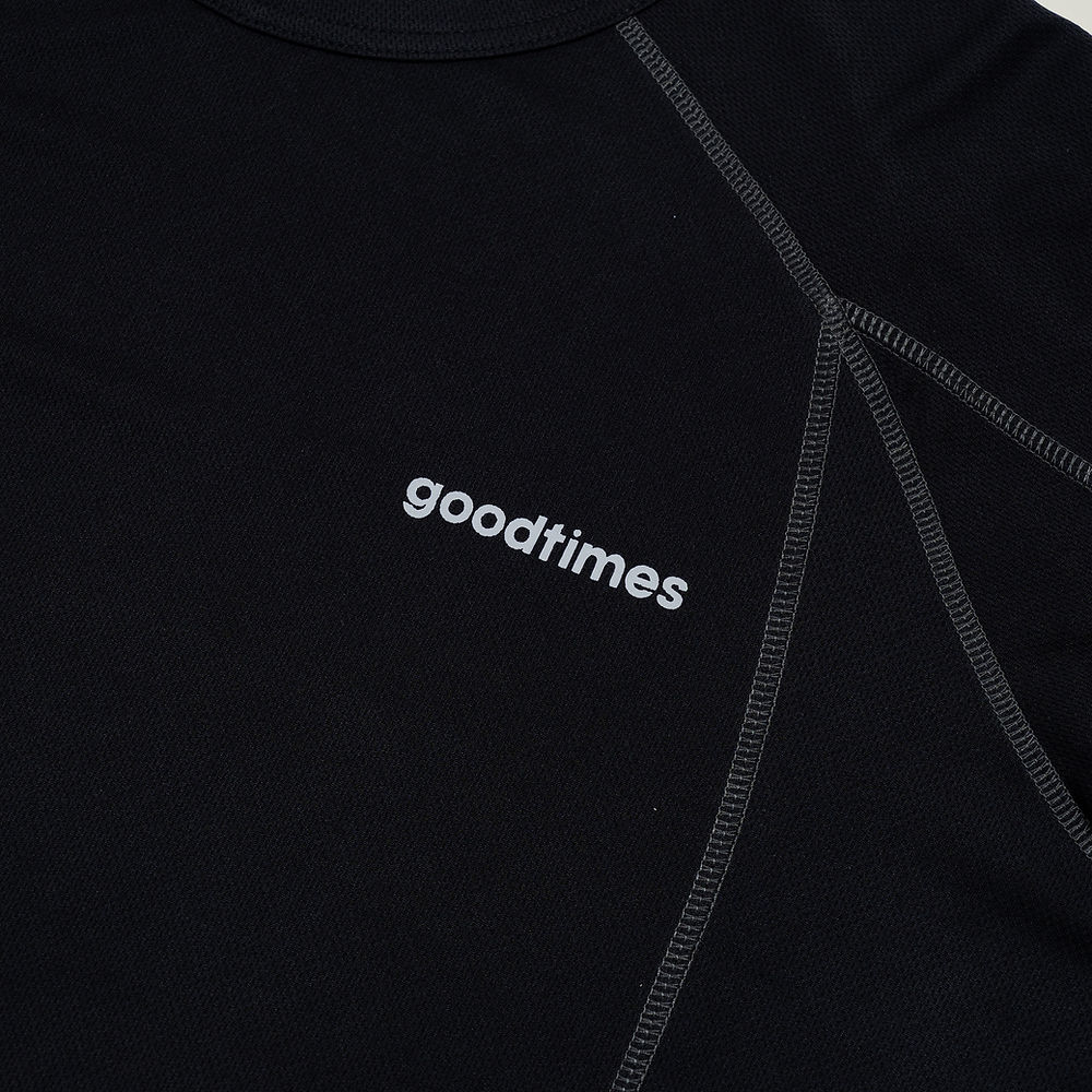 LITE SPLICE TEE - BLACK - BEV C multi label store