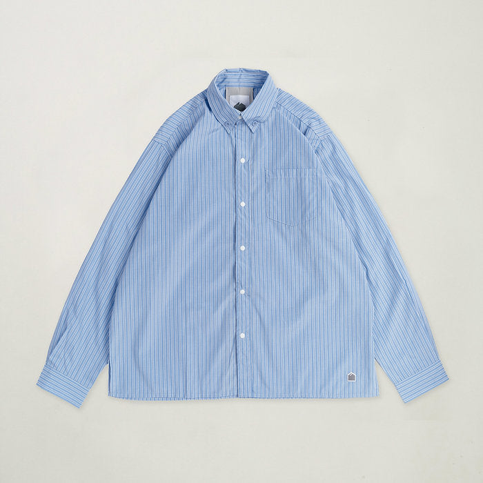 EXPLORER COMFY L/S SHIRT BLUE STRIPE - BEV C multi label store