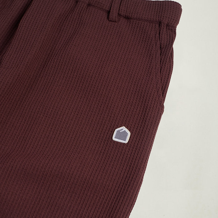 WANDERER GRID PANTS DARK BROWN - BEV C multi label store