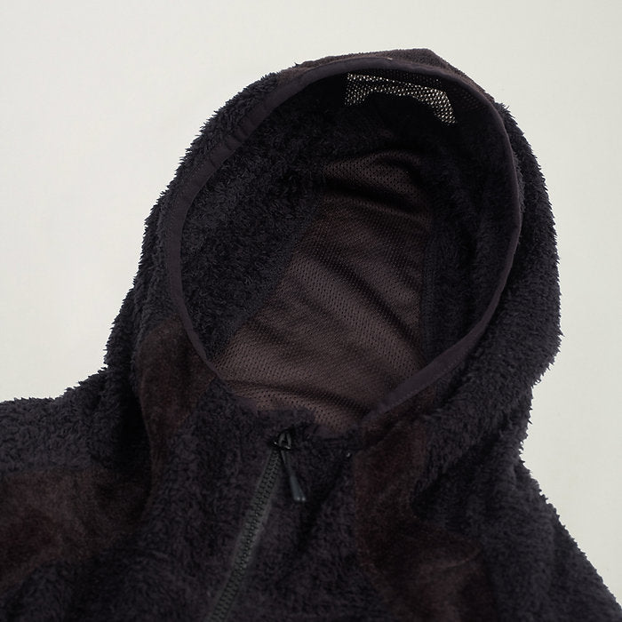 PACKABLE FLEECE ROCKY JACKET BLACK - BEV C multi label store
