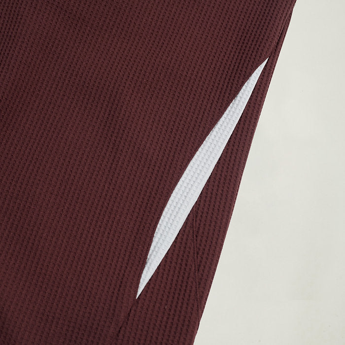 WANDERER GRID PANTS DARK BROWN - BEV C multi label store