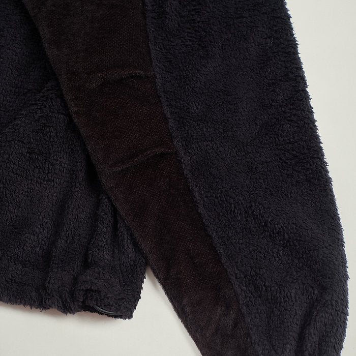 PACKABLE FLEECE ROCKY JACKET BLACK - BEV C multi label store