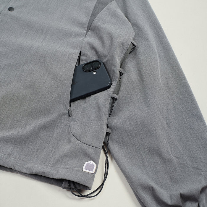 Rocky Coach Jacket 2.0 (Heather Grey) - BEV C multi label store