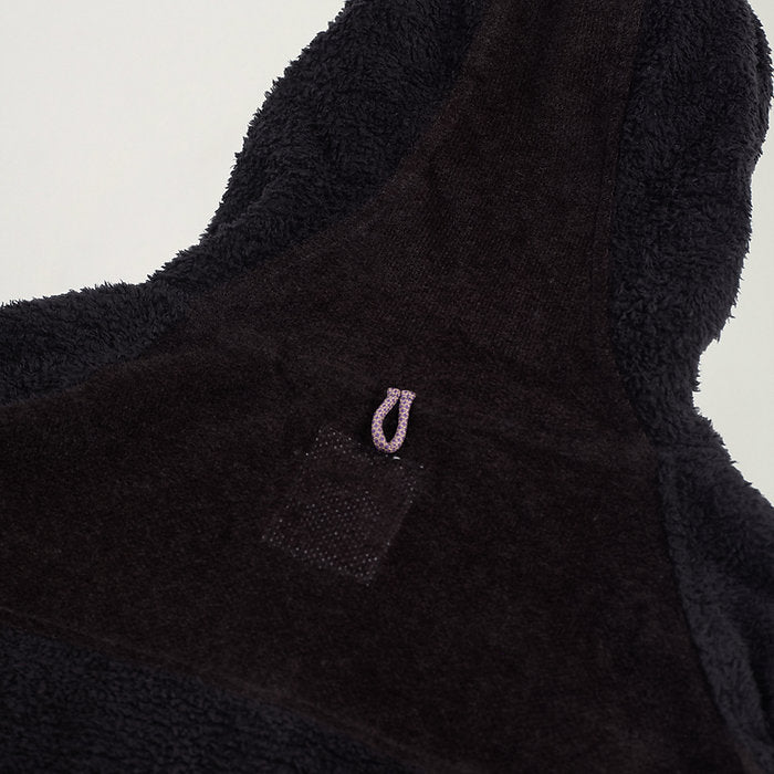 PACKABLE FLEECE ROCKY JACKET BLACK - BEV C multi label store
