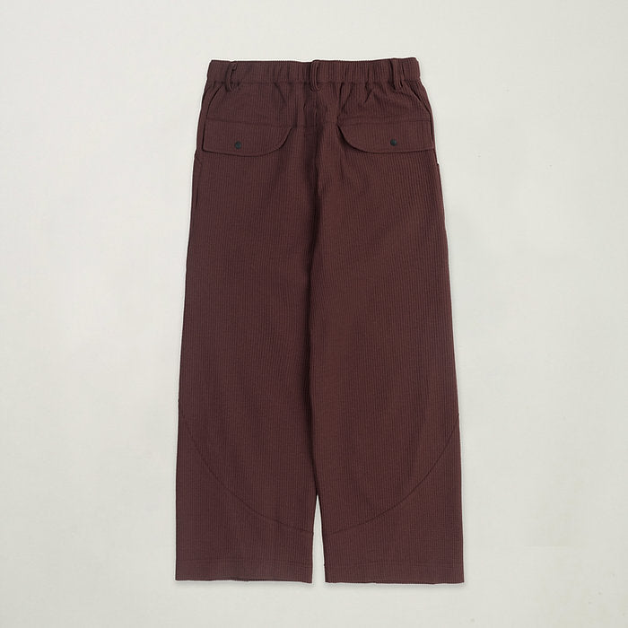 WANDERER GRID PANTS DARK BROWN - BEV C multi label store
