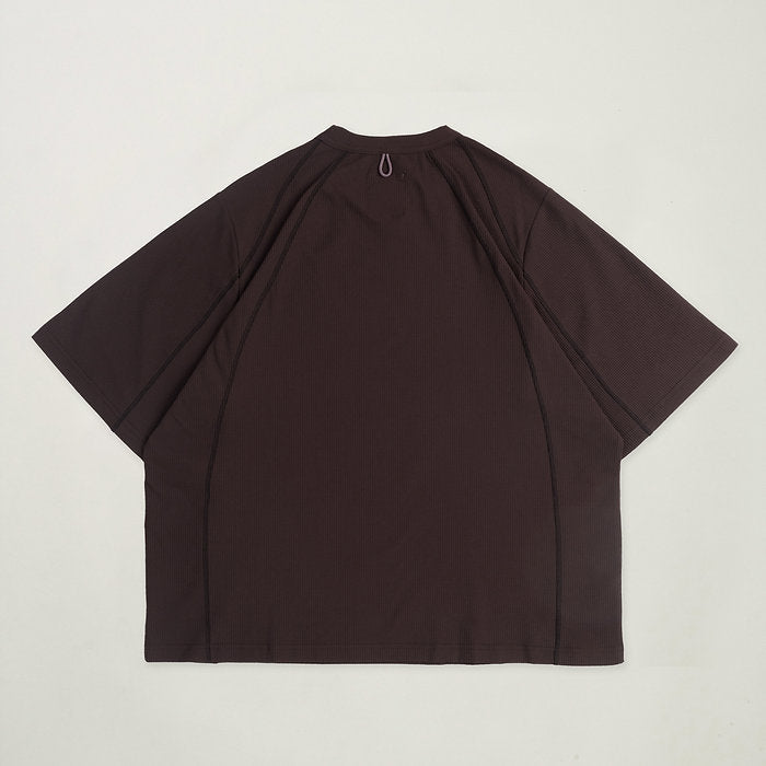 Stave Tee (Dark Brown) - BEV C multi label store
