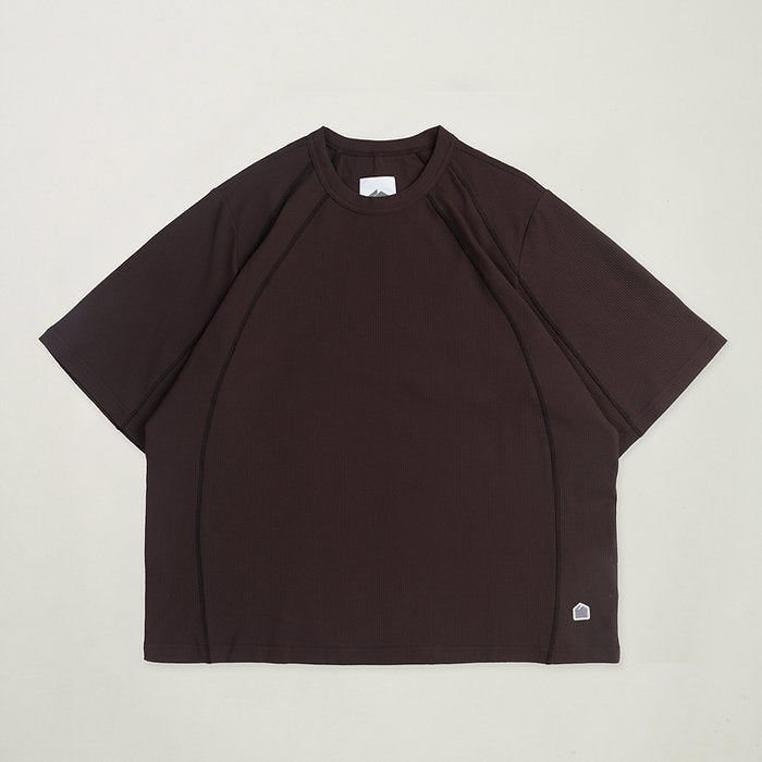 Stave Tee (Dark Brown) - BEV C multi label store